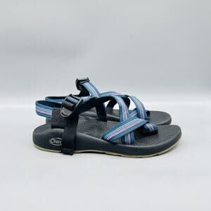 Chaco Sandals Womens 8 Blue Zx1 Strappy Adjustable Outdoor Hiking Shoes